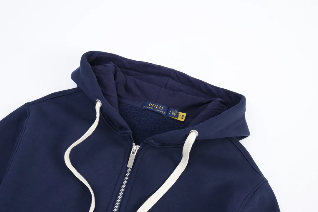 P260 Ralph Lauren white rope sweatshirt for men and women (pure cotton) Size: S-XXL